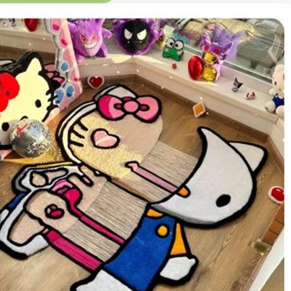 4 ft Skeleton Handmade Custom Rug
