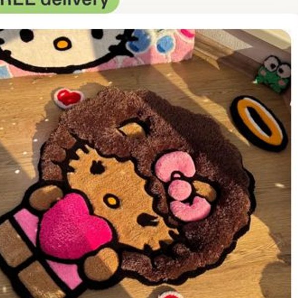 Afro Custom Kitty Tufted Rug