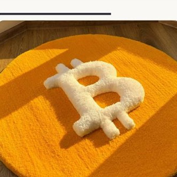 Bitcoin Rug – Puffy Tufted