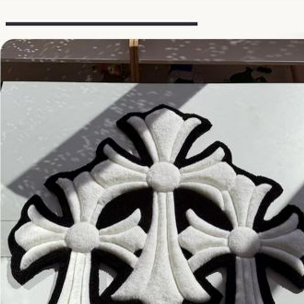 Custom Chrome Hearts Tufted Rug