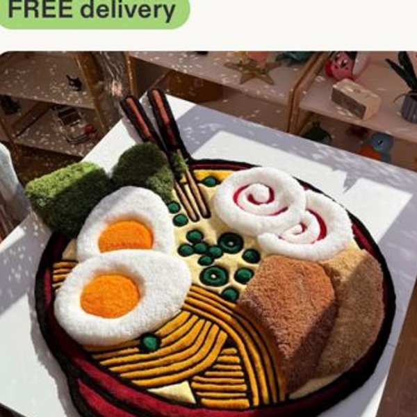 Custom Ramen Tufted Rug