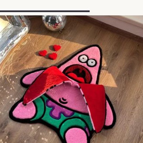 Handmade Tufted Fluffy Patrick Rug
