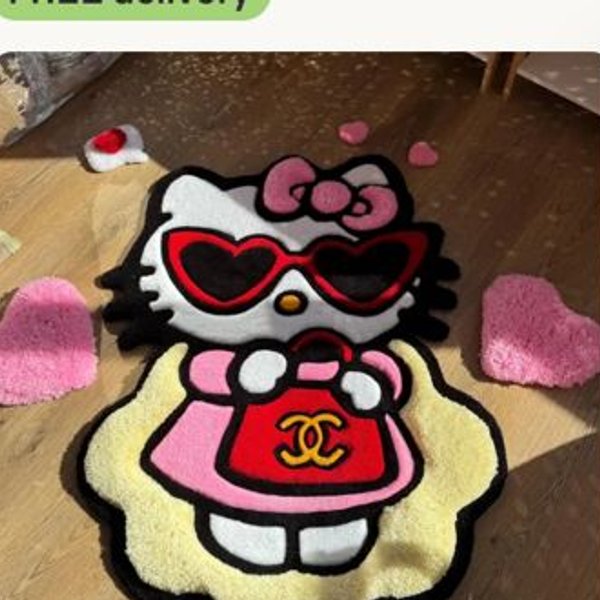 Puffy 3D Rug – Kitty on Chanel