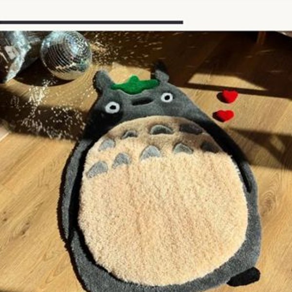 Totoro Puffy 3D Tufted Rug